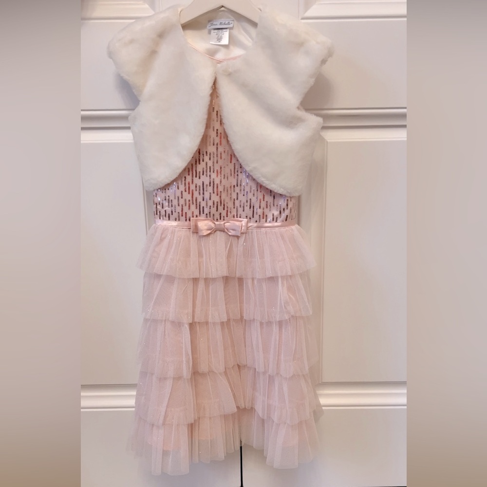 Party Dress with Shrug NWOT - Picture 4 of 4